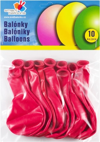 Crveni napuhujući baloni 26 cm - set od 10 komada