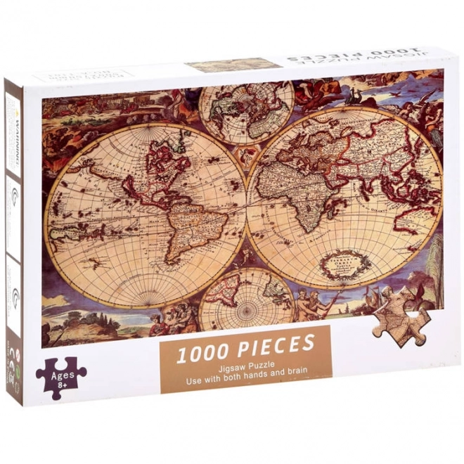 Antička mapa svijeta puzzle 1000 komada