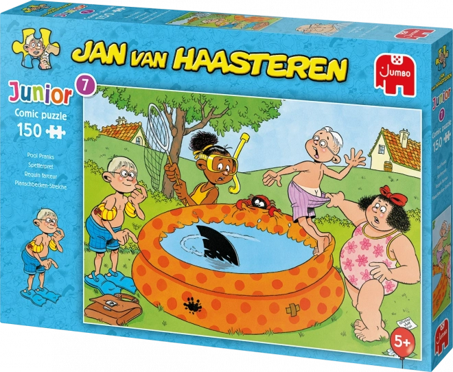 JUMBO Puzzle JvH Junior 7: Nestašni kod bazena 150 dijelova