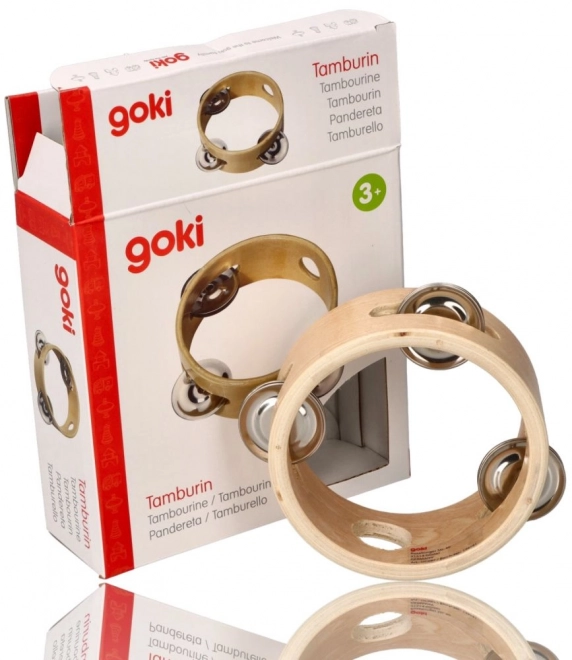 Goki tamburina s 3 činelice bez membrane