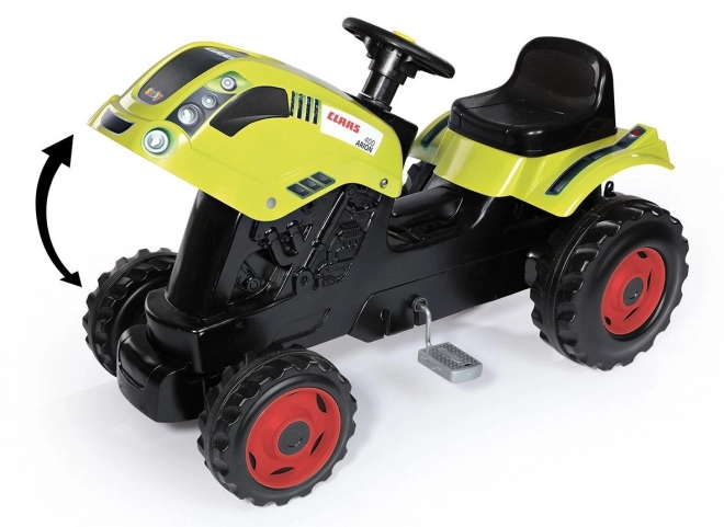 Pedalni traktor CLAAS Arion 400 s prikolicom zelen