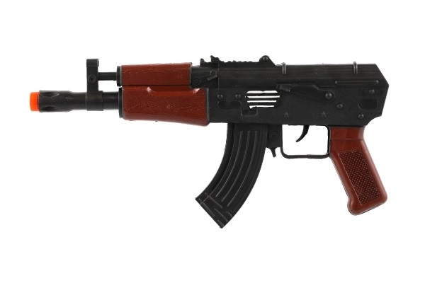 Samopal iskričasti ARMY na inerciju plastika 29cm na kartonu 14x38x2,5cm
