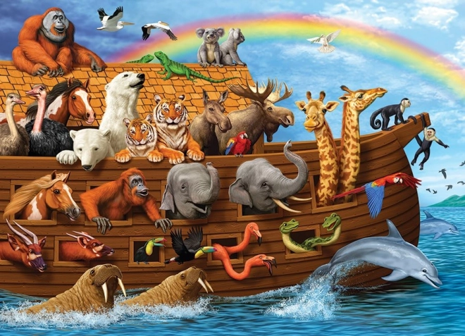 Obiteljske puzzle COBBLE HILL – Plovidba arke (350 dijelova)