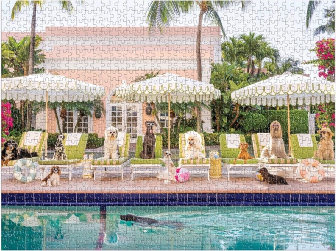 Puzzle Kraj bazena u Palm Beacha 1000 dijelova