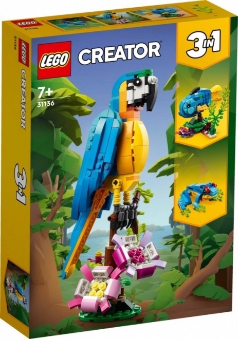 LEGO Creator 3u1 31136 Egzotična papiga