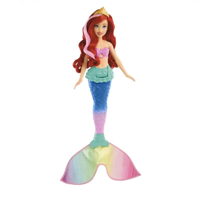 MATTEL Disney Princess lutka Ariel mala sirena pliva, mijenja boju