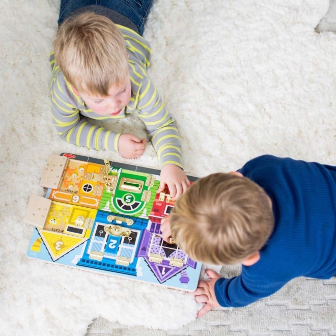 Zaključavanje i sigurnosna ploča Melissa and Doug