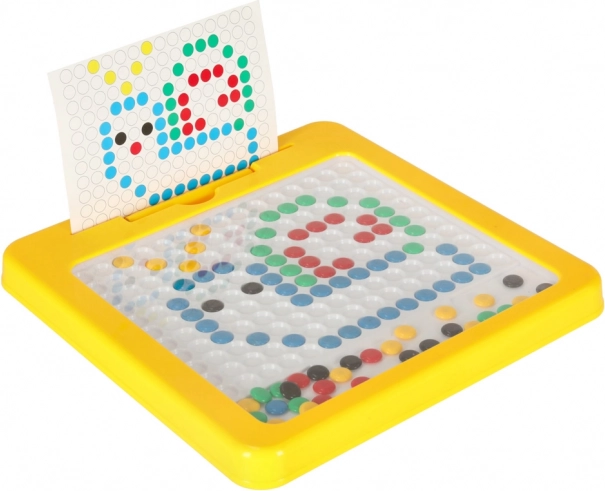 montessori magnetska mozaika za djecu, žuta 26 × 26 cm