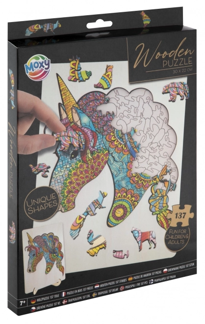Drvene puzzle jednorog