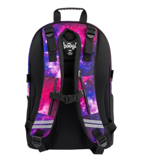 BAAGL 3 SET Skate Galaxy: ruksak, pernica, vrećica