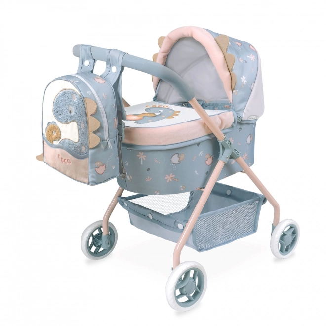 DeCuevas 86080 Moja prva kolica za lutke s ruksakom COCO 2024 - 56 cm