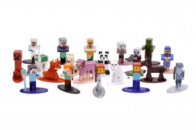 Minecraft Metalni kolekcionarski nano figurice 20 kom