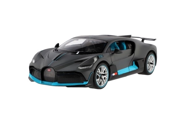 Auto RC Buggatti Divo sivo plast 32cm 2,4GHz na daljinsko upravljanje na baterije u kutiji 43x18x25cm