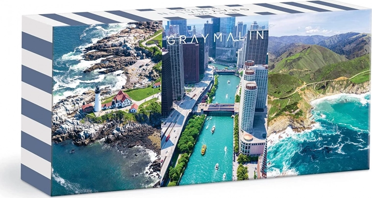 Galison puzzle zračni snimci SAD-a od Graya Malina 3×120 dijelova