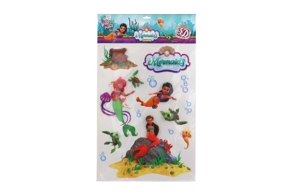3D XXL Zidne naljepnice Sirena