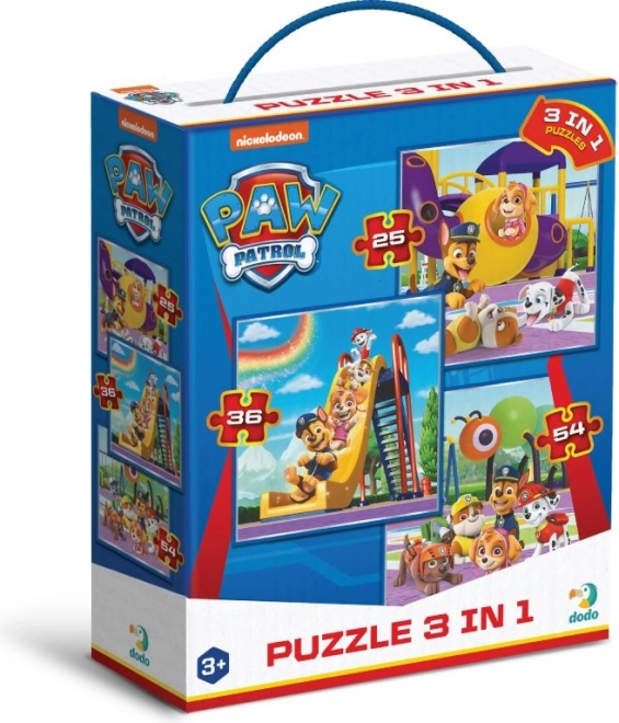 DODO Puzzle Psići u ophodnji: Na igralištu