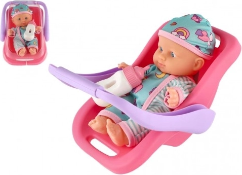 Beba lutka 20 cm s nosiljkom i bočicom
