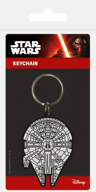 Gumeni privjesak za ključeve Star Wars Millennium Falcon