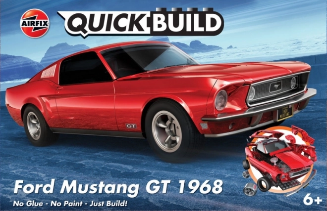 Brzo sklopivi plastični model Ford Mustang GT 1968