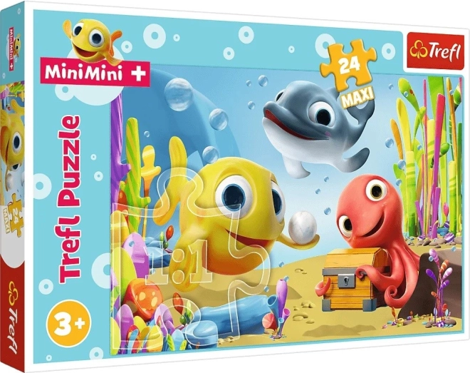 Puzzle 24 Maxi Vesela Ribica Mini Mini