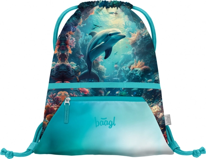 Baagl set školskih potrepština Zippy Delfin