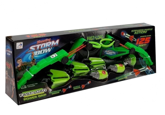 Set luka s 3 strelice Sportski zeleni 58 cm
