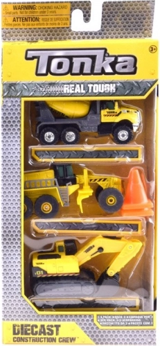 GRAĐEVINSKE MAŠINE TONKA – set od 3 metalna autića