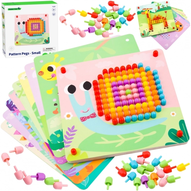 Drvena slagalica s kvačicama od Tooky Toy