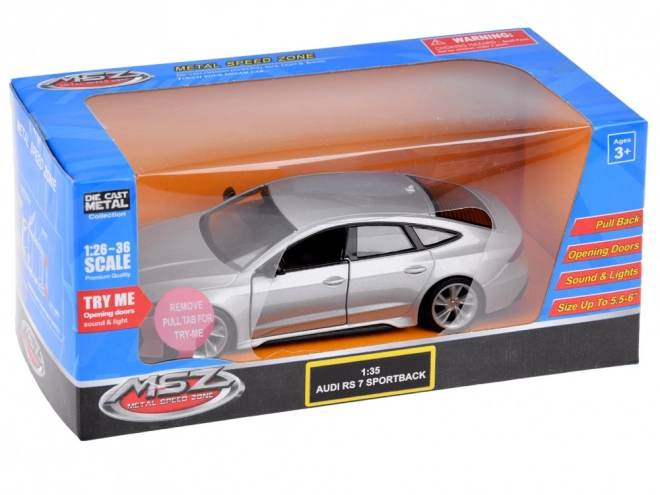 Metalni model automobila Audi RS 7 Sportback za djecu