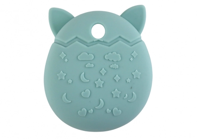 Silikonska futrola za Tamagotchi s dizajnom mačke u tirkiznoj boji