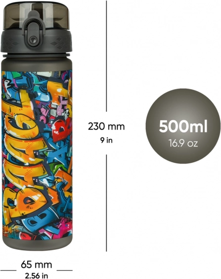 Tritan boca za piće BAAGL Skatepark 500 ml