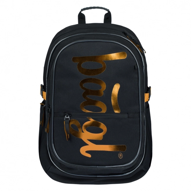 BAAGL Školski ruksak Core Metallic Bronze