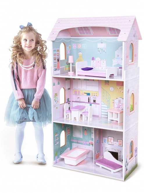 ECOTOYS Trospratna kućica za lutke Jagodina