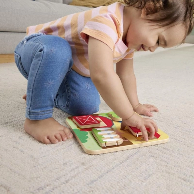 Fisher-Price drvena igra skrivača sa životinjama