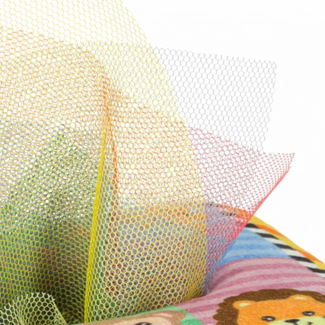 Montessori senzorička kutija s šarenim maramicama i životinjama