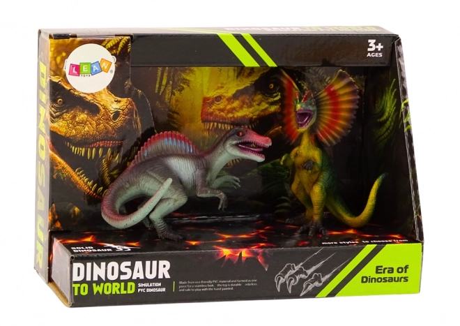 Figurice dinosaurusa Spinosaurus Dilophosaurus Set 2el