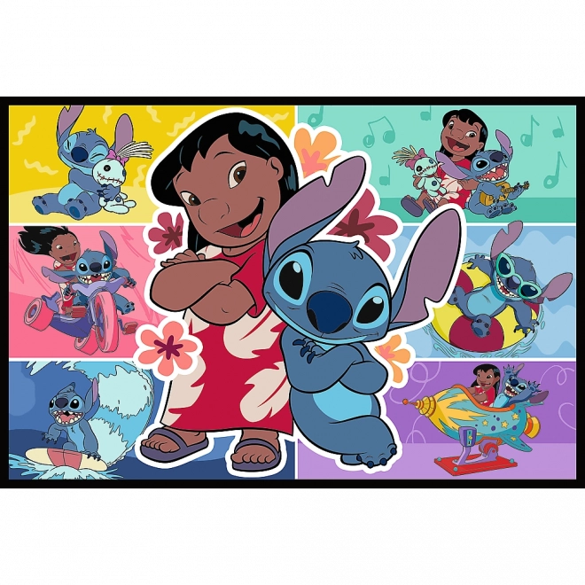 Puzzle 2x200 Sretan Život Stitche - Disney Lilo i Stitch
