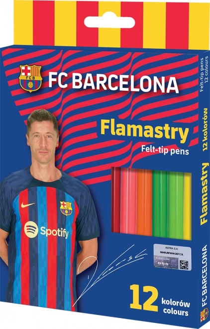 Flomasteri ASTRA FC Barcelona, 12 boja (mix)