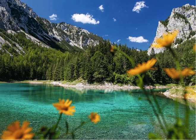 Ravensburger puzzle Zeleno jezero Tragöß 1000 dijelova