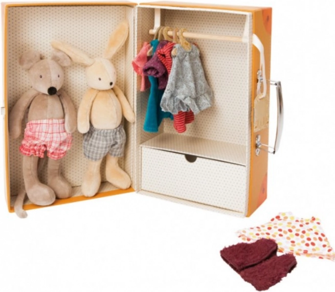 Moulin Roty miš i zec u koferu