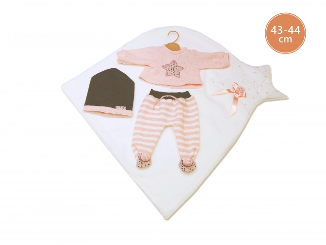 Llorens M843-26 odjeća za lutku bebu NEW BORN veličine 43-44 cm