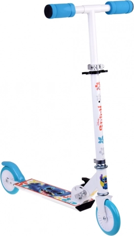 Sklopivi romobil Disney STITCH bijeli za djecu do 50 kg