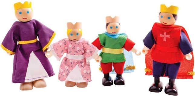 Bigjigs Toys drvene figurice kraljevska obitelj
