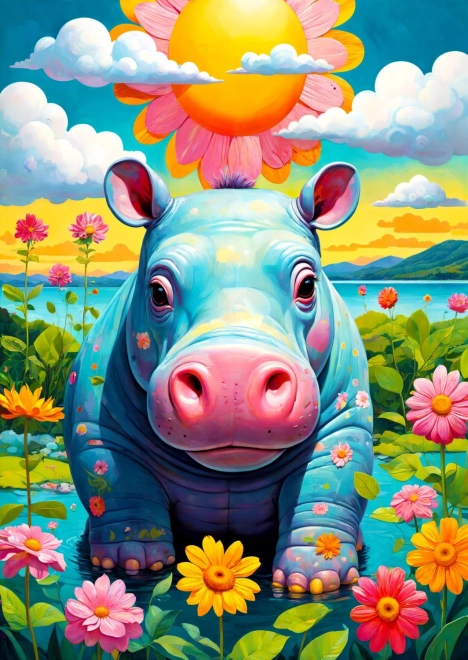 Puzzle ENJOY sunčani nilski konj – 1000 dijelova