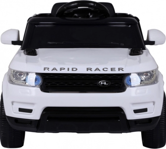 Električni autić Land Rapid Racer – Bijelo