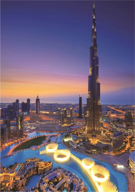 Educa puzzle čarolija Arabije: Burj Khalifa, Ujedinjeni Arapski Emirati 1000 dijelova