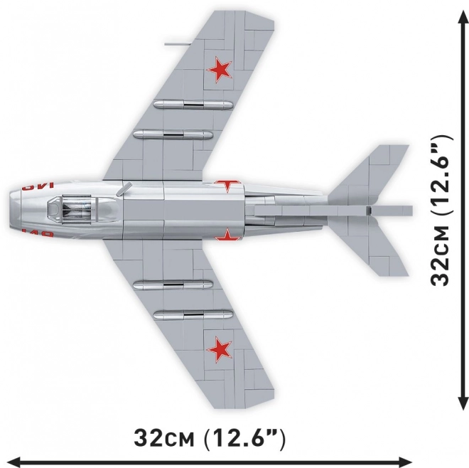 COBI 2416 Korejski rat MIG-15 FAGOT, 1:32, 504 k, 1 f