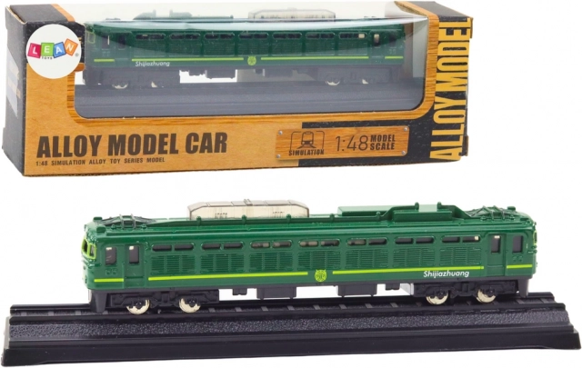 Kolekcionarski metalni model vlaka 1:48 zeleni