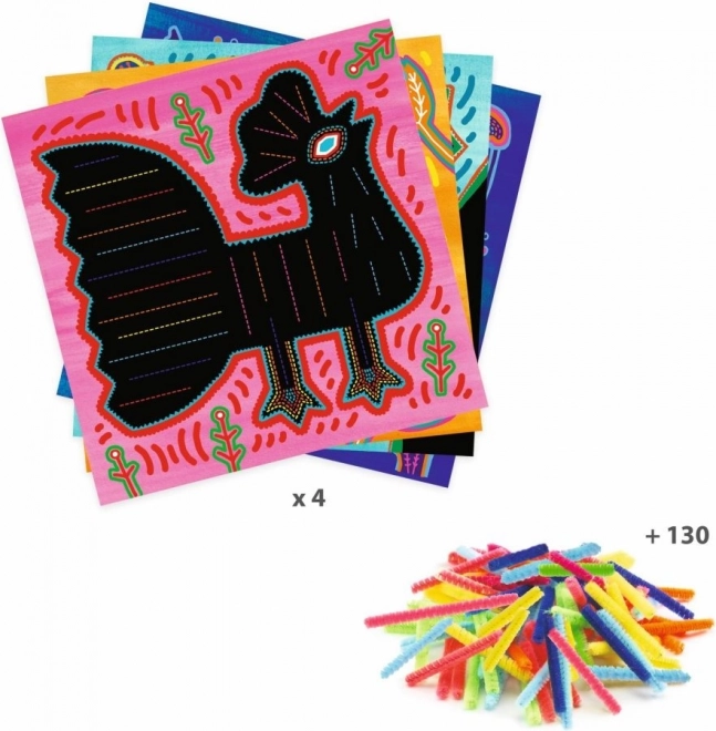 DJECO Kreativni set Šarene Gusenice