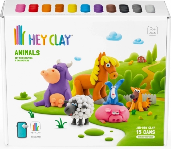 15 čašica raznobojne, na zraku sušeće gline za modeliranje